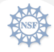 National Science Foundation logo with rotating globe