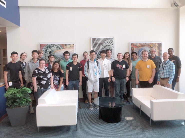 Summer 2019 ECSE 2110 GE Plant Tour Group