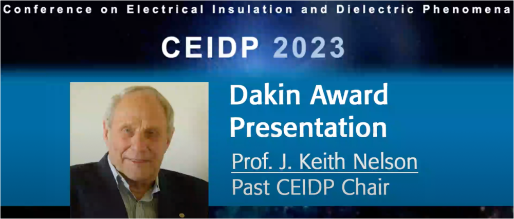 Dr. Keith Nelson's Dakin Award Lecture at CEIDP