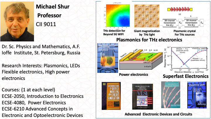 Michael Shur: Microelectronics and Applications